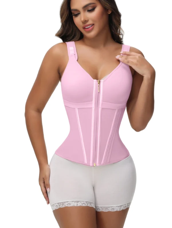 Cinta Modeladora Alta Compressão Overbust c/ Zíper - Image 8