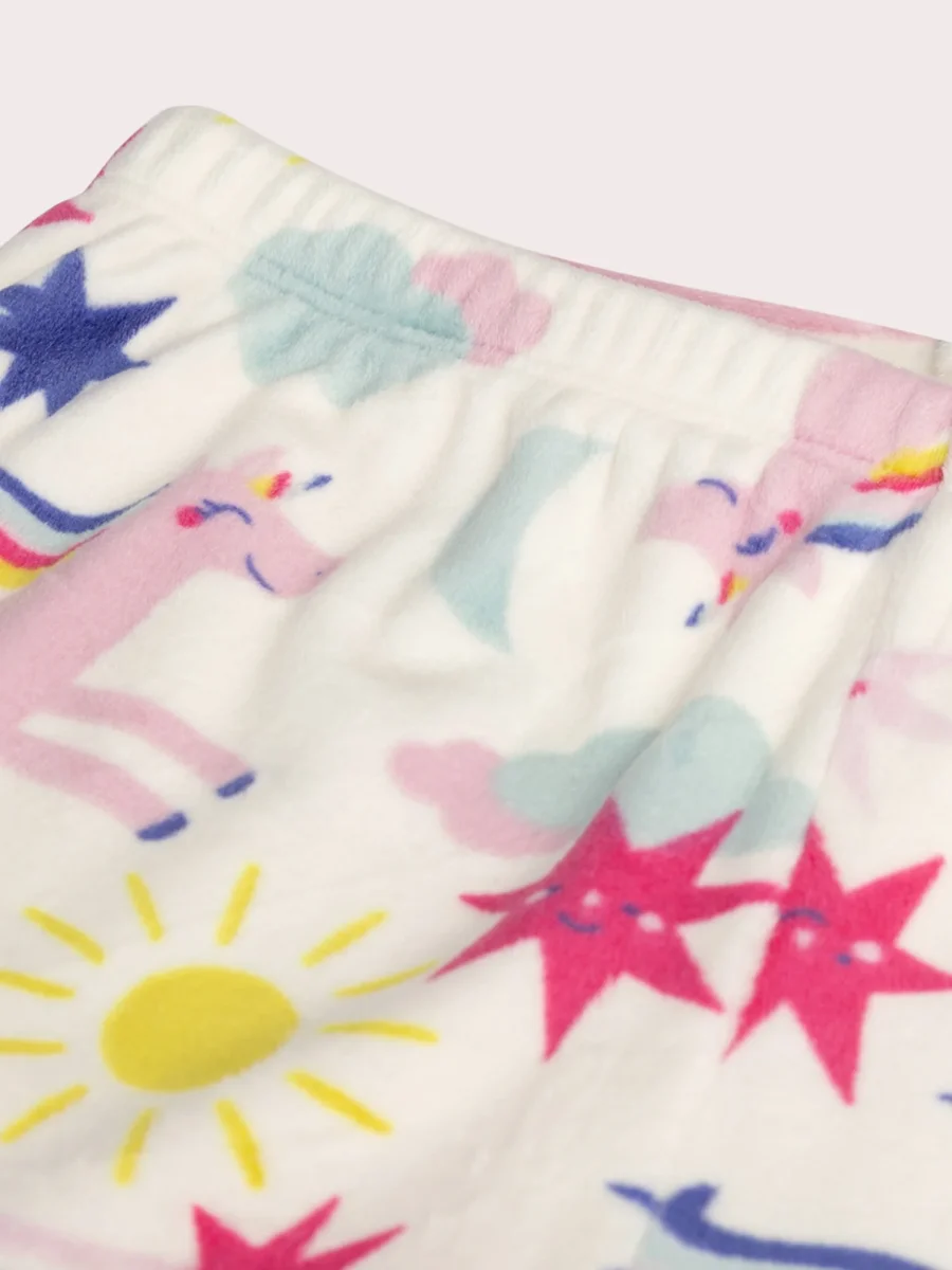Pyjama imprimé en velours tres doux pour fille - Image 6