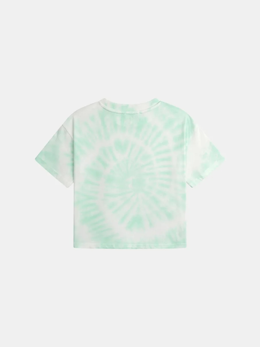 Camiseta tie and dye azul para meninas - Image 4