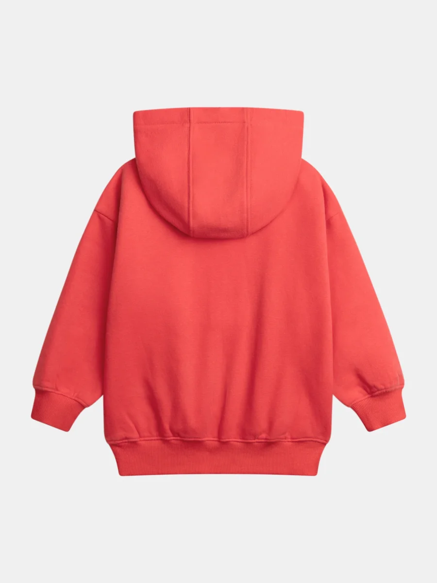 Sweatshirt vermelho com animação e capuz para rapazes - Image 6