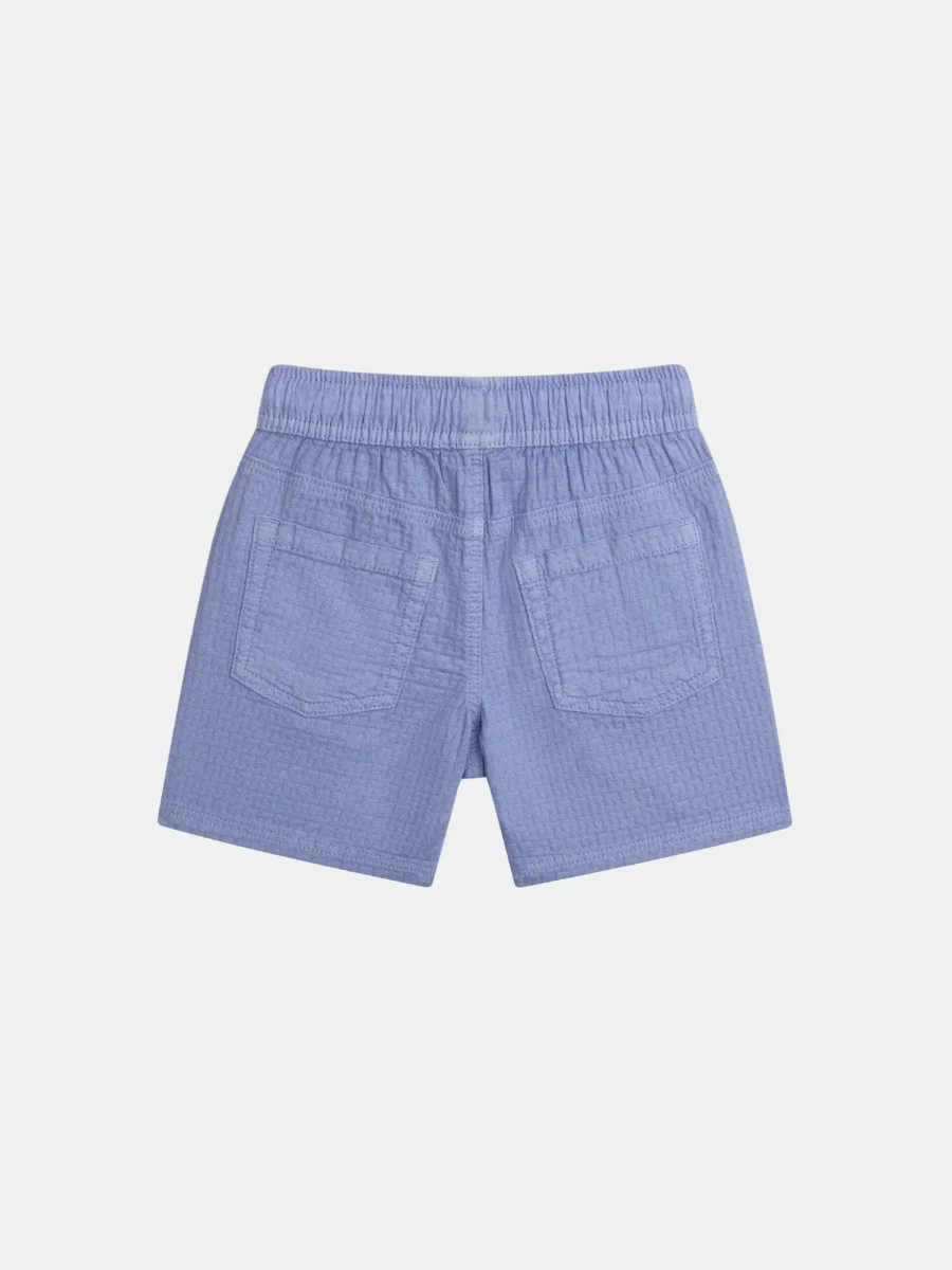 Bermuda azul claro com bolsos para meninos - Image 4