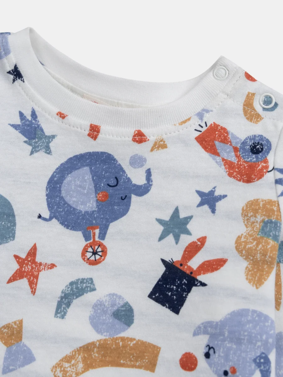 T-shirt réversible motif cirque pour bébé garçon - Image 5