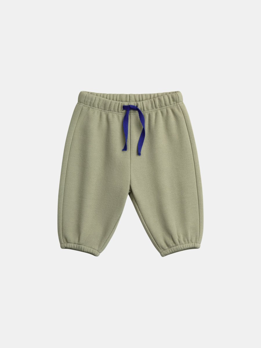 Calças sporty kaki com tigre para bebé rapaz