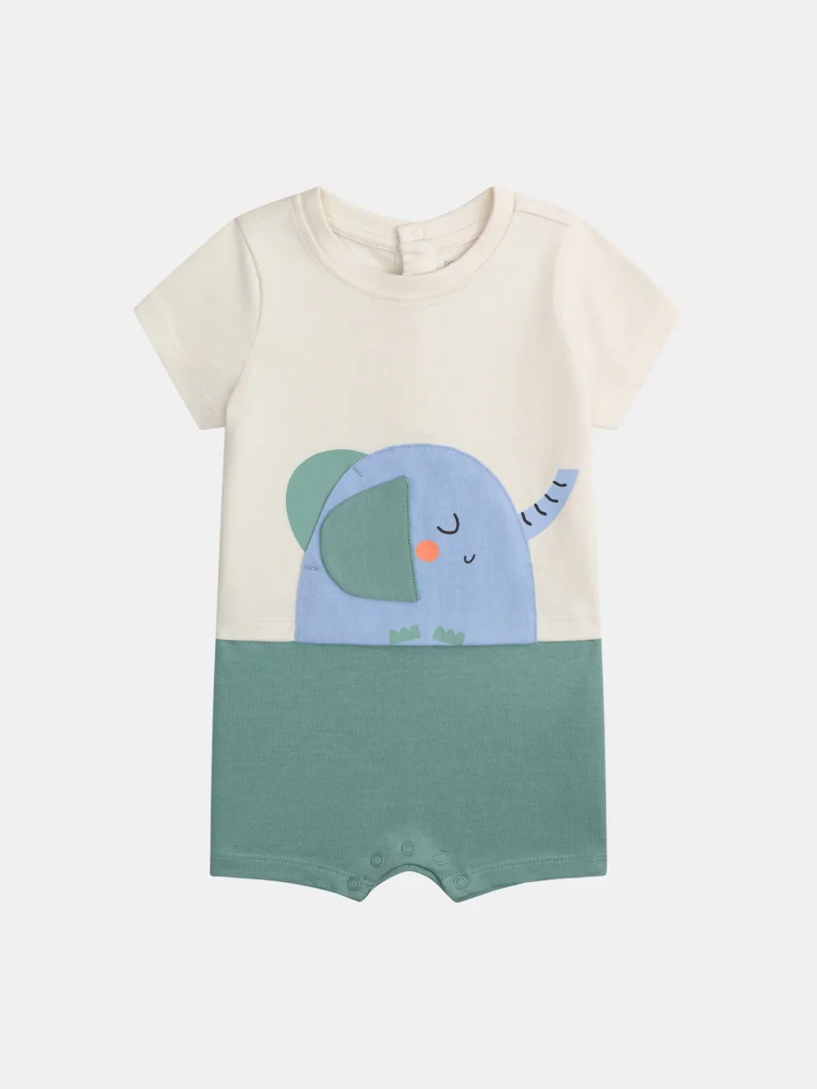 Saco de dormir com bolso de "Elefante" para bebé menino