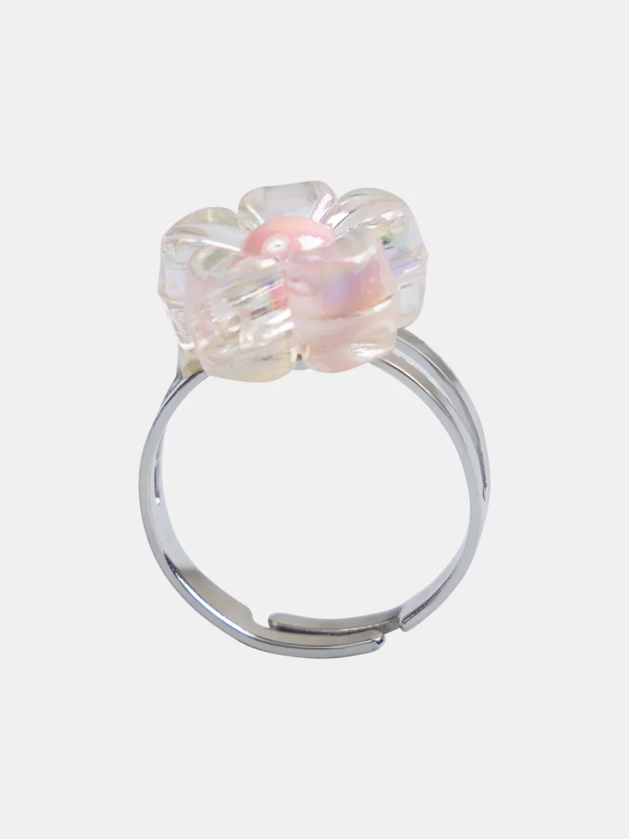 Conjunto de 3 anéis unicórnio, flor e arco-íris - Image 3