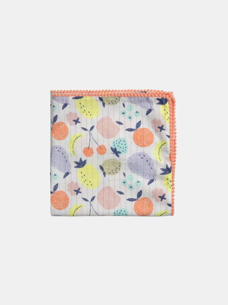 Lenço com estampado de frutas para meninas - Image 3