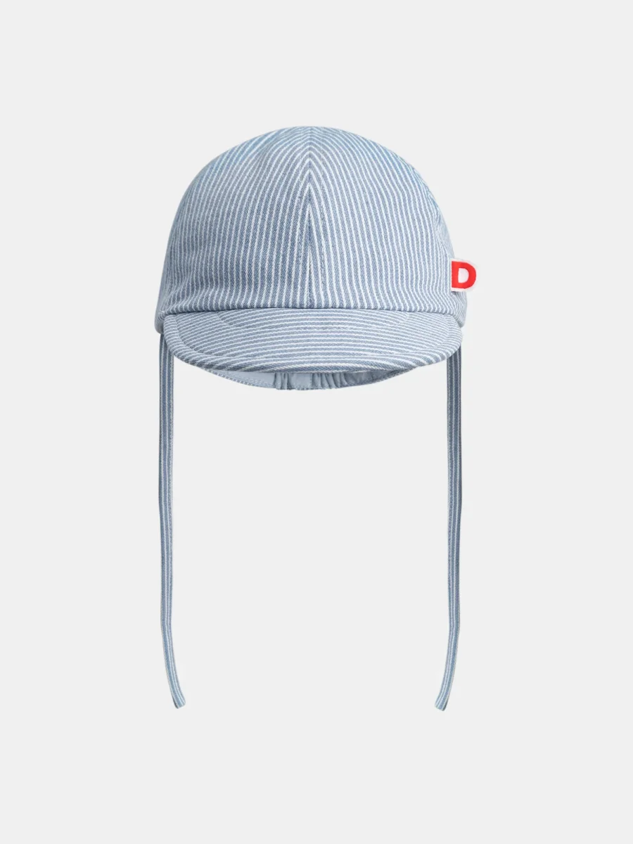Boné de denim riscado para menino bebé - Image 2