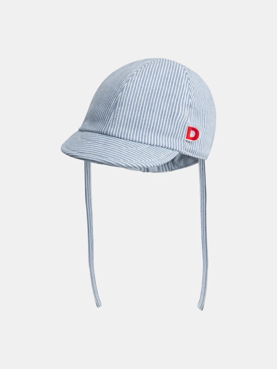 Boné de denim riscado para menino bebé - Image 3