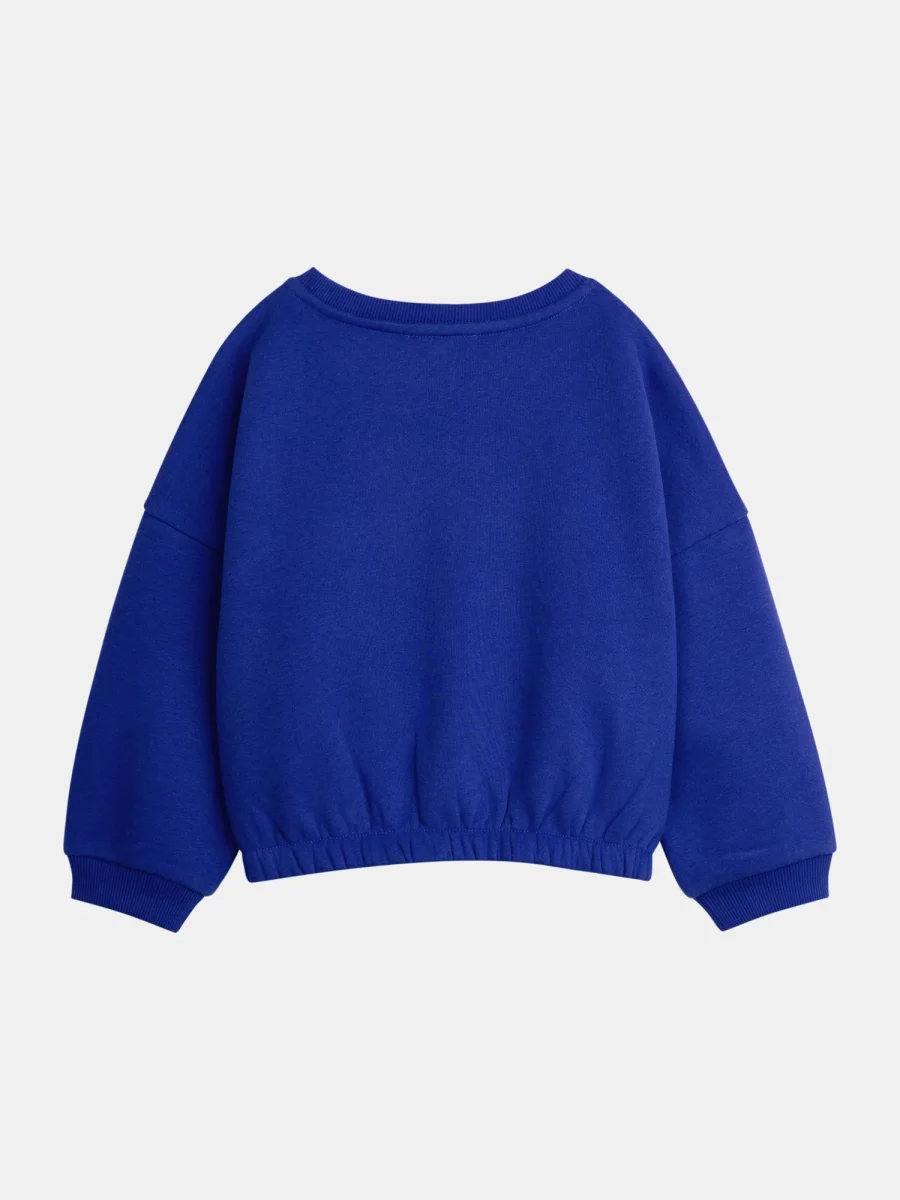 Sweatshirt azul com animação de pássaros para meninas - Image 7