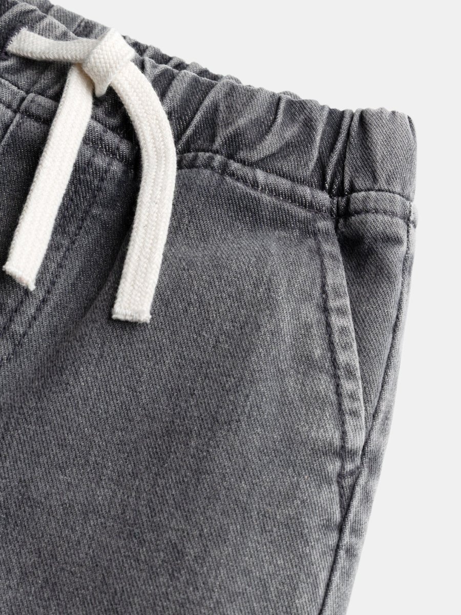Jeans de denim cinza com bolsos para rapazes - Image 5
