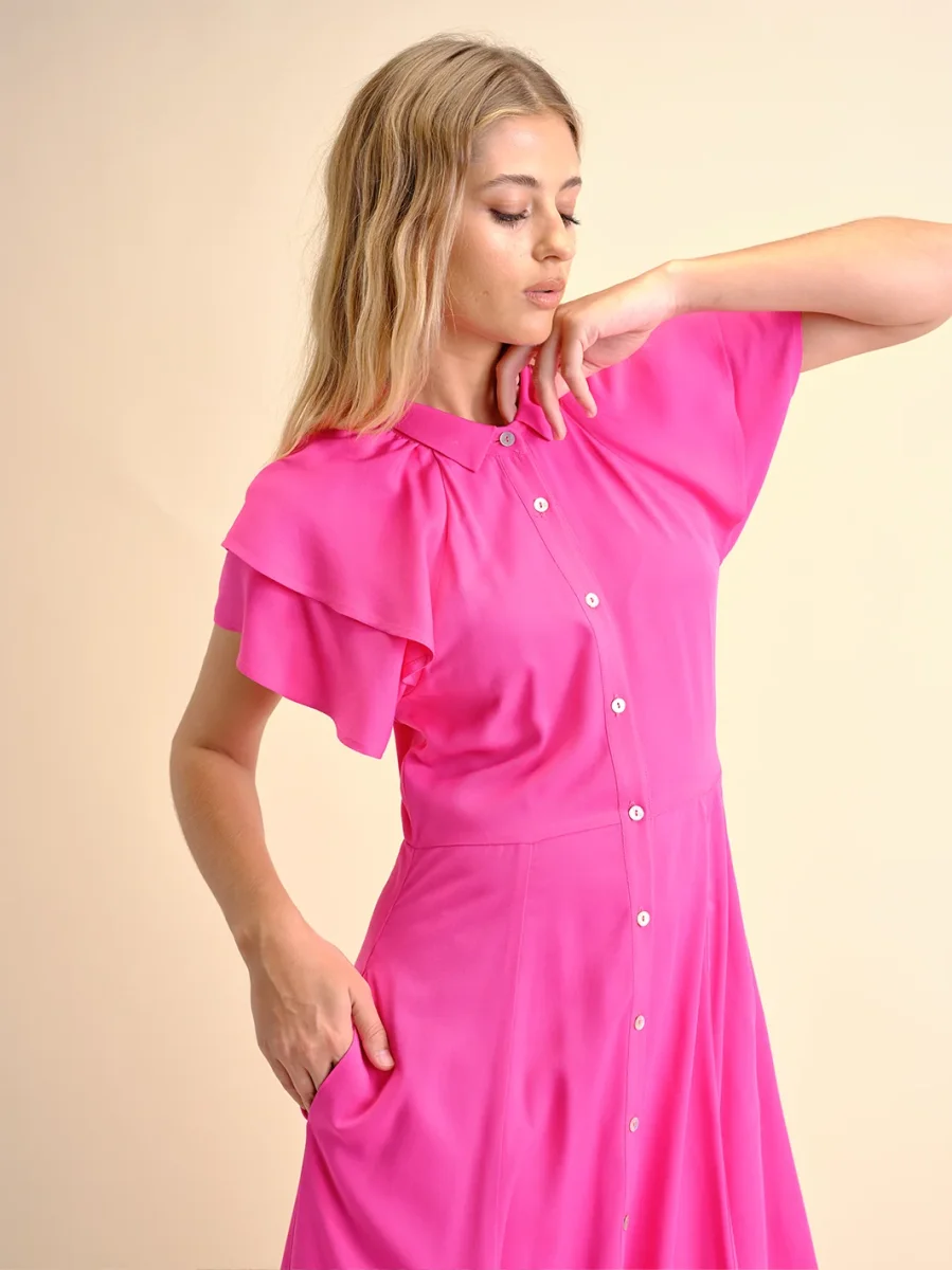 Vestido Midi Liso - Image 3