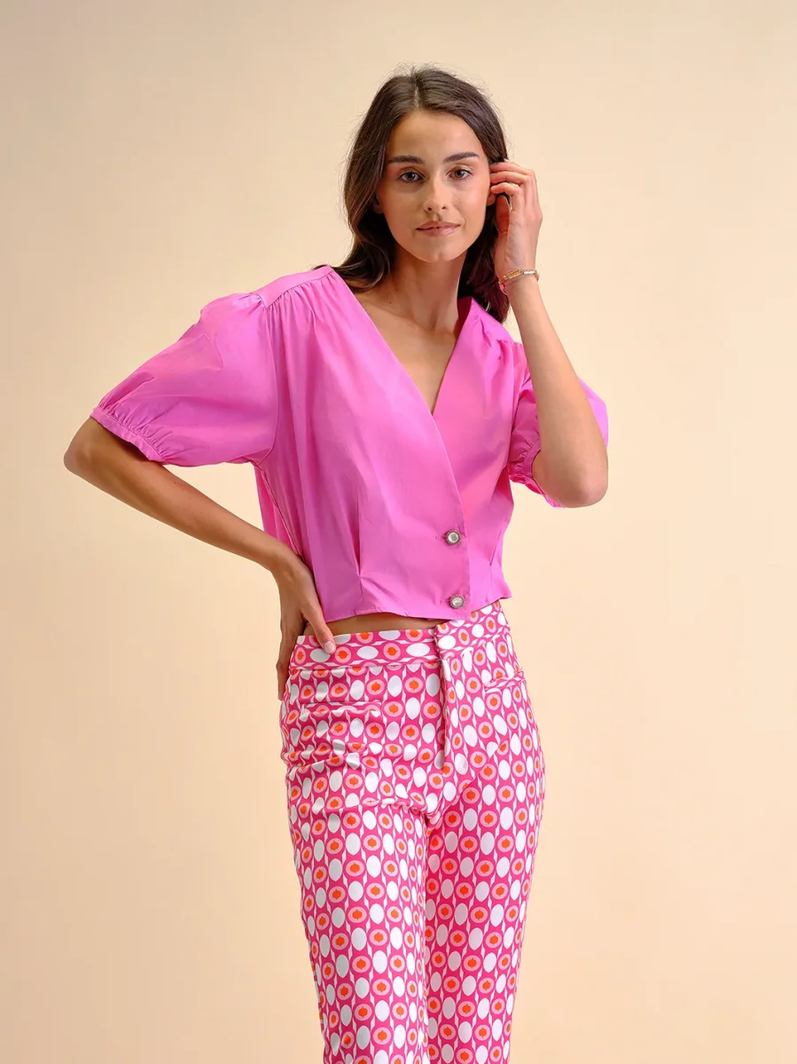 Blusa Popelina Botões - Image 2