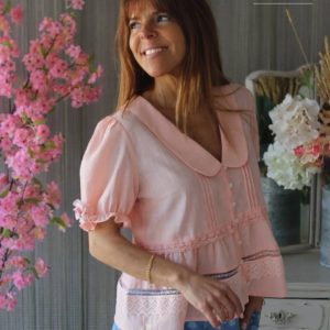 blusa rose