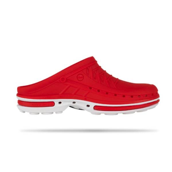 Soca Wock Clog – Vermelho e Branco - Image 2