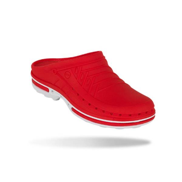 Soca Wock Clog – Vermelho e Branco - Image 3