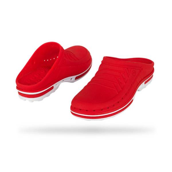 Soca Wock Clog – Vermelho e Branco - Image 6