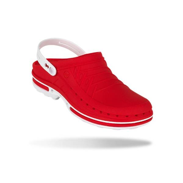 Soca Wock Clog – Vermelho e Branco - Image 7