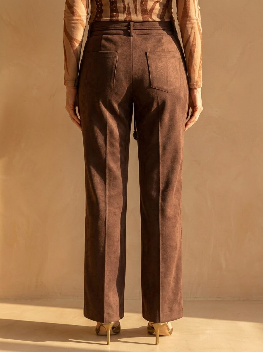 Calça Nobuk com Cinto - Image 3