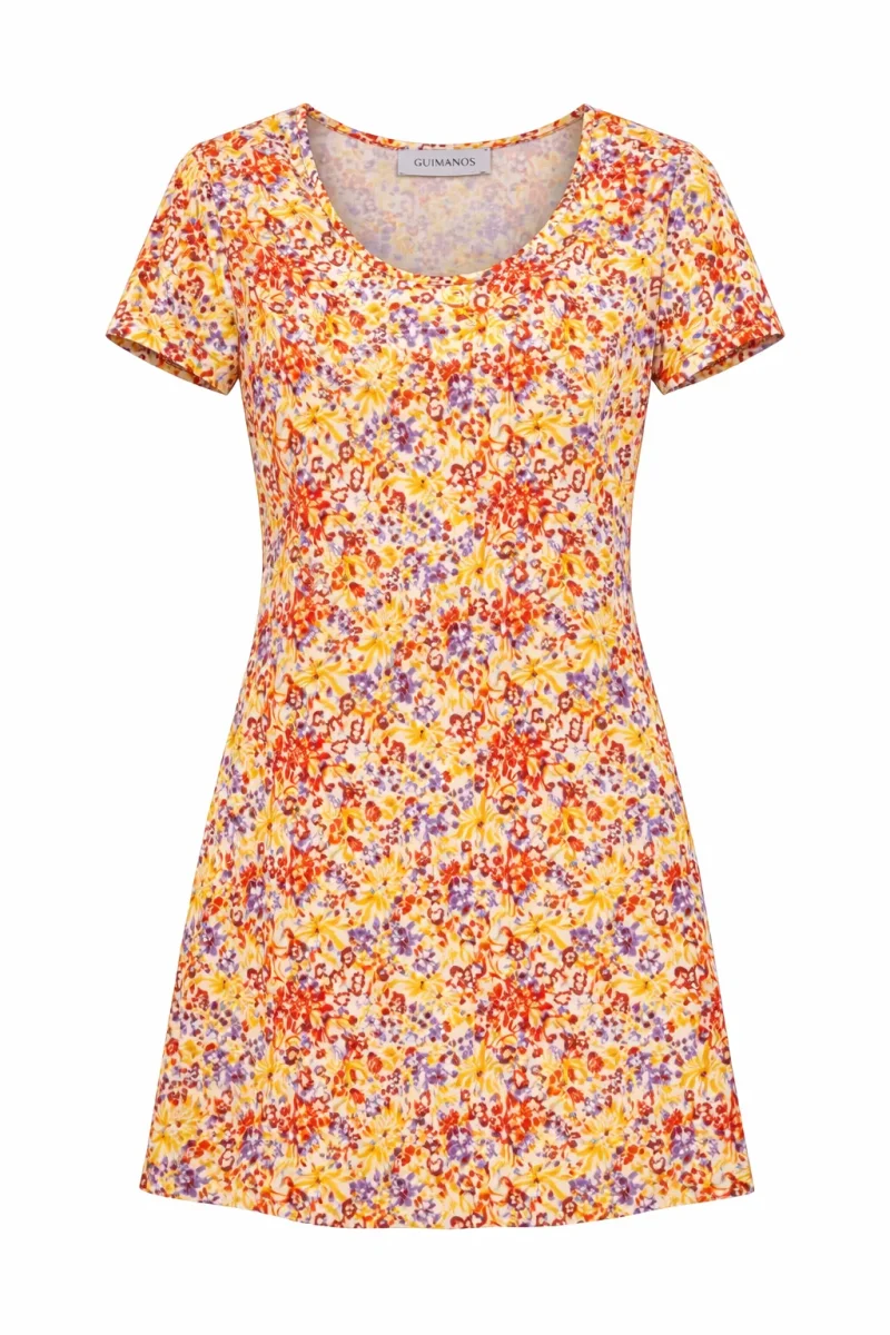 Vestido Malha Flores - Image 4