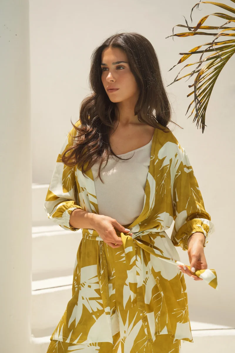 Kimono Estampado com Cinto - Image 3