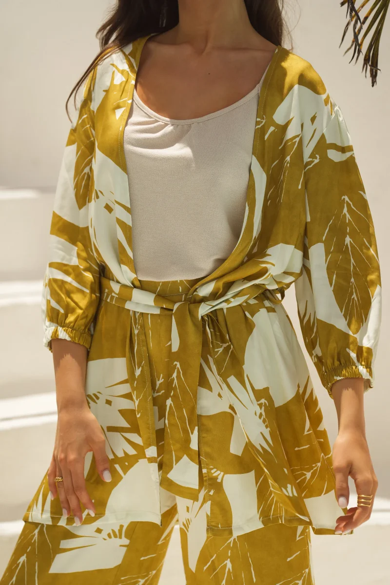 Kimono Estampado com Cinto - Image 4