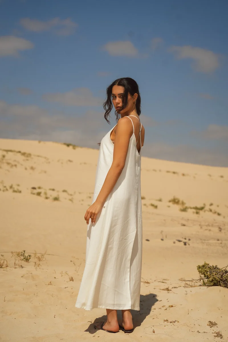 Vestido Comprido em Linho - Image 6