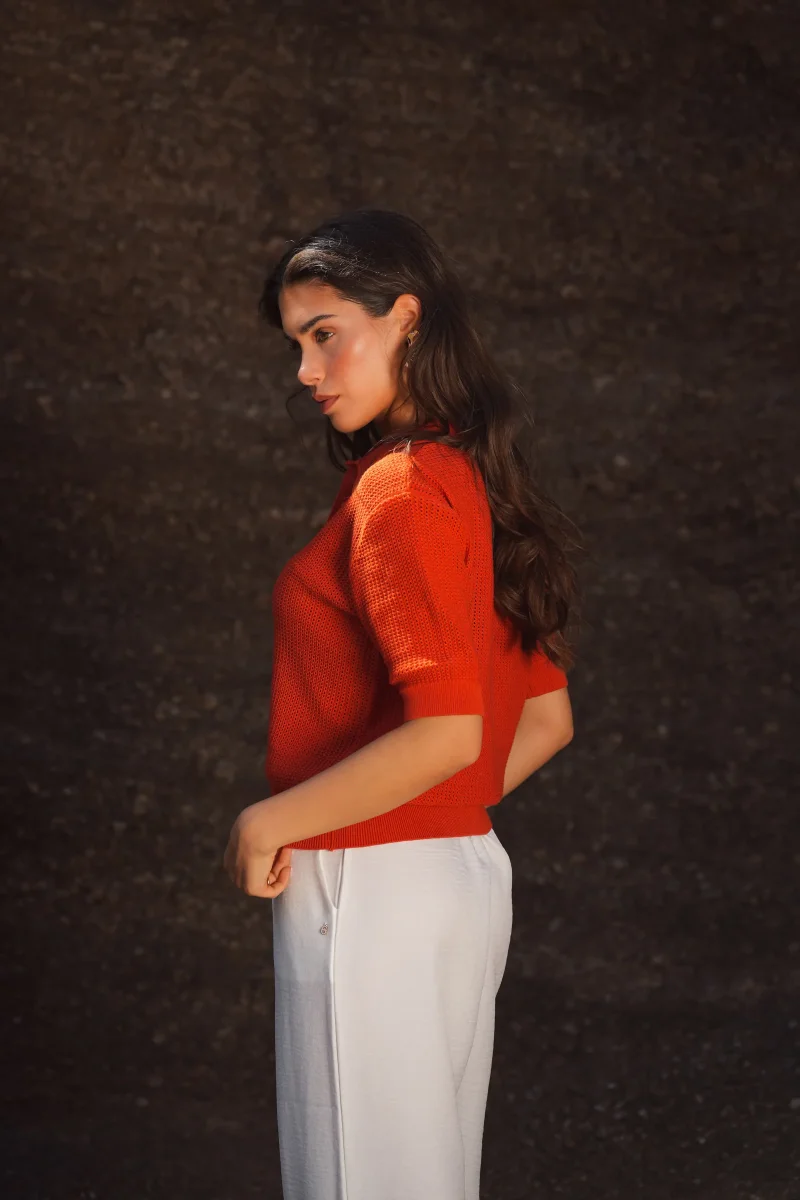 Polo de Malha Perfurada - Image 3
