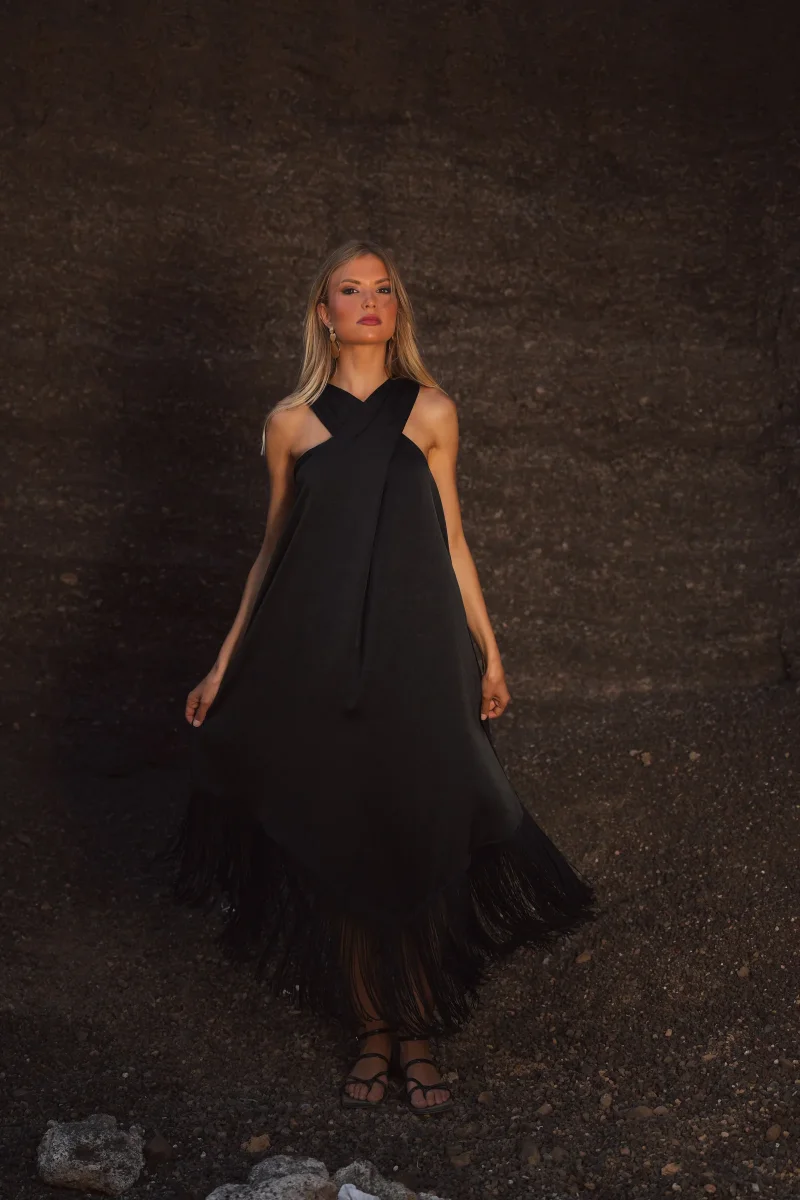 Vestido Comprido com Franjas - Image 3