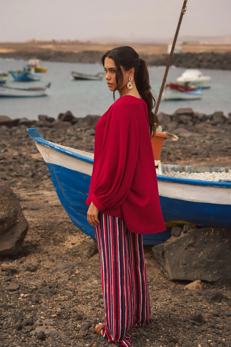 Blusa Fluida Vermelha - Image 3