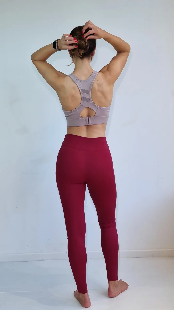 Leggings Classic Bordeaux - Image 4