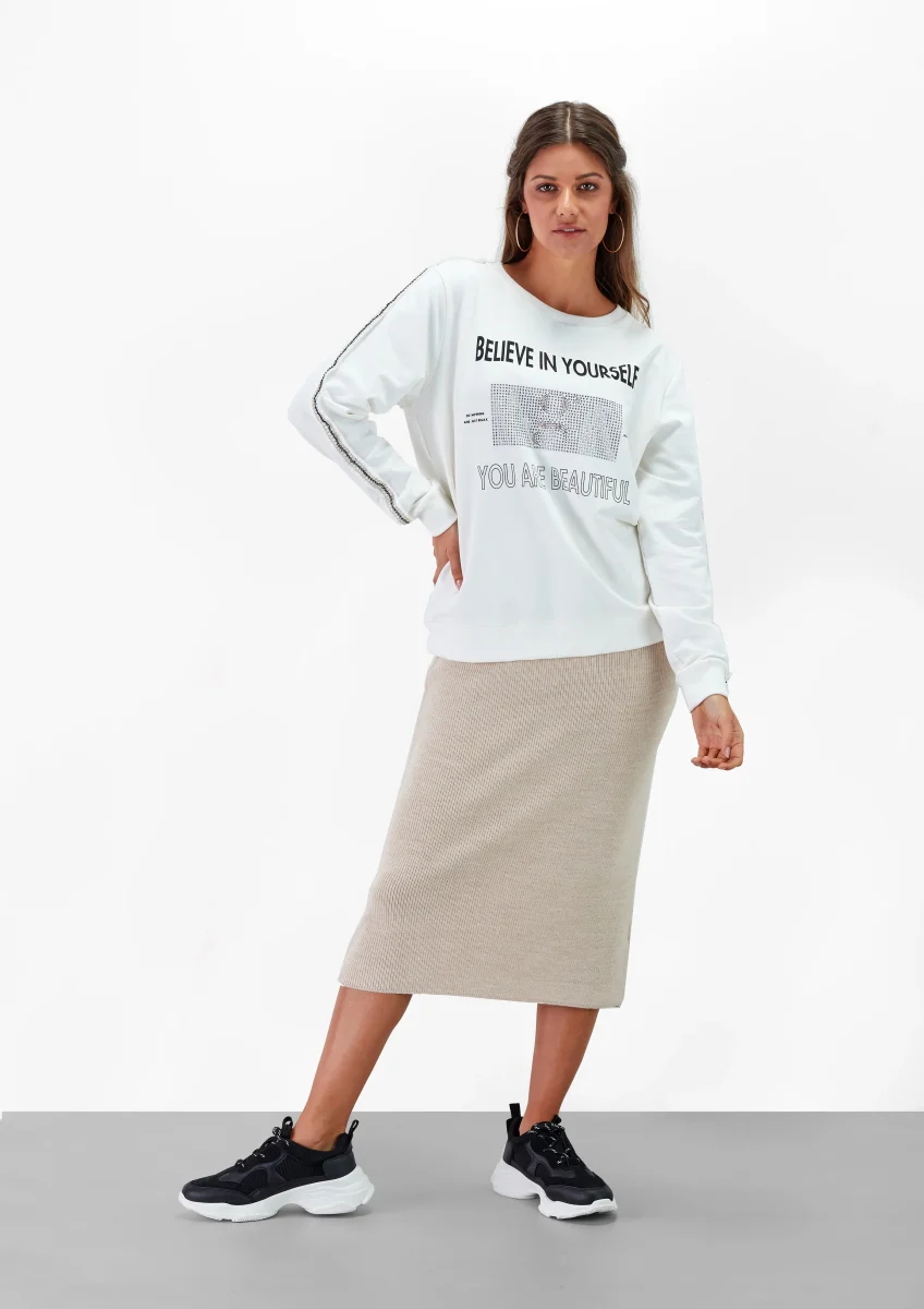 Sweat com Letras e Transfer - Image 2