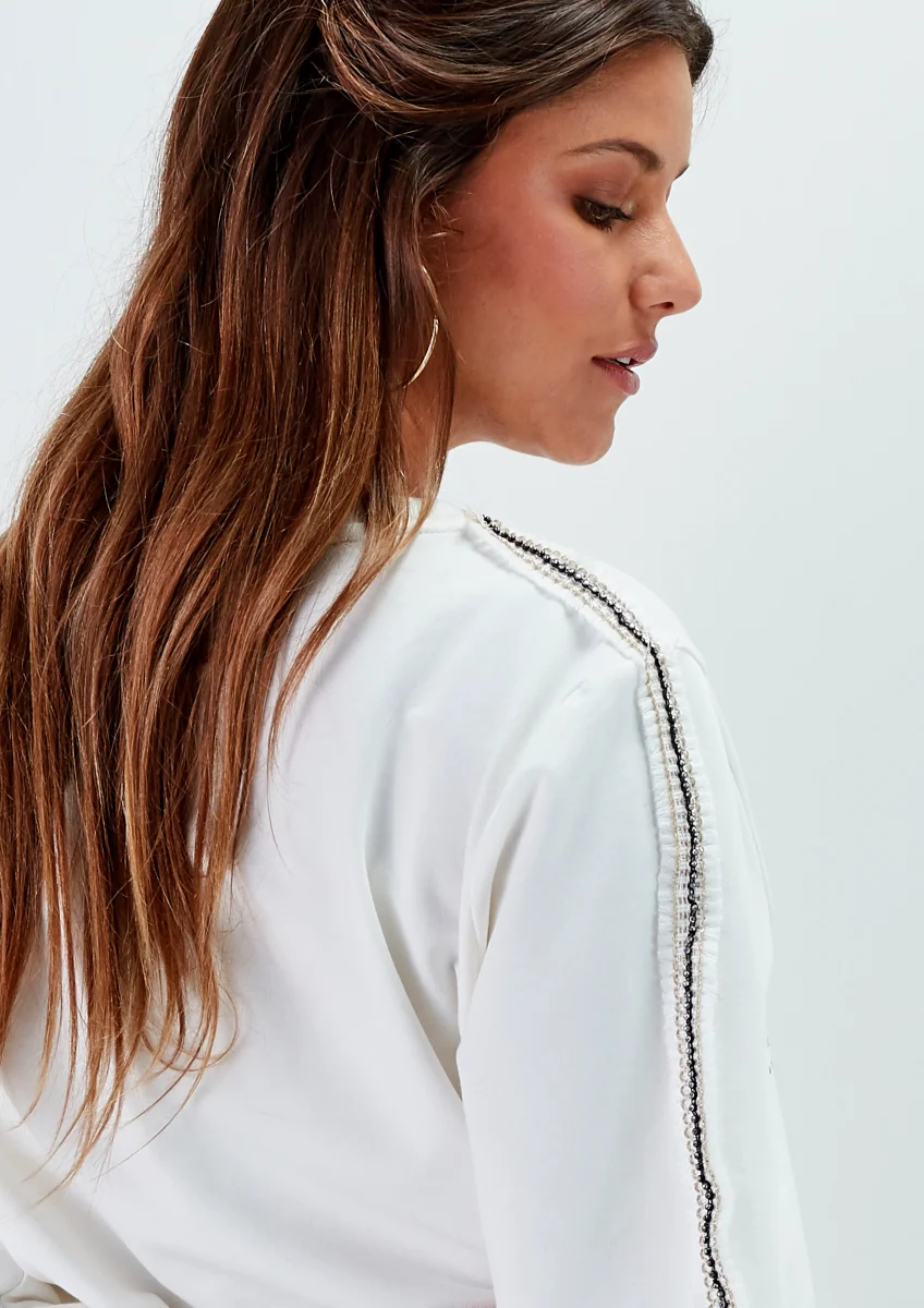 Sweat com Letras e Transfer - Image 4
