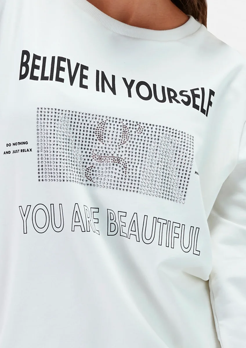 Sweat com Letras e Transfer - Image 5