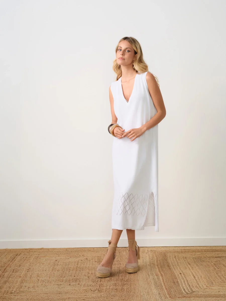 Vestido Mid Evase