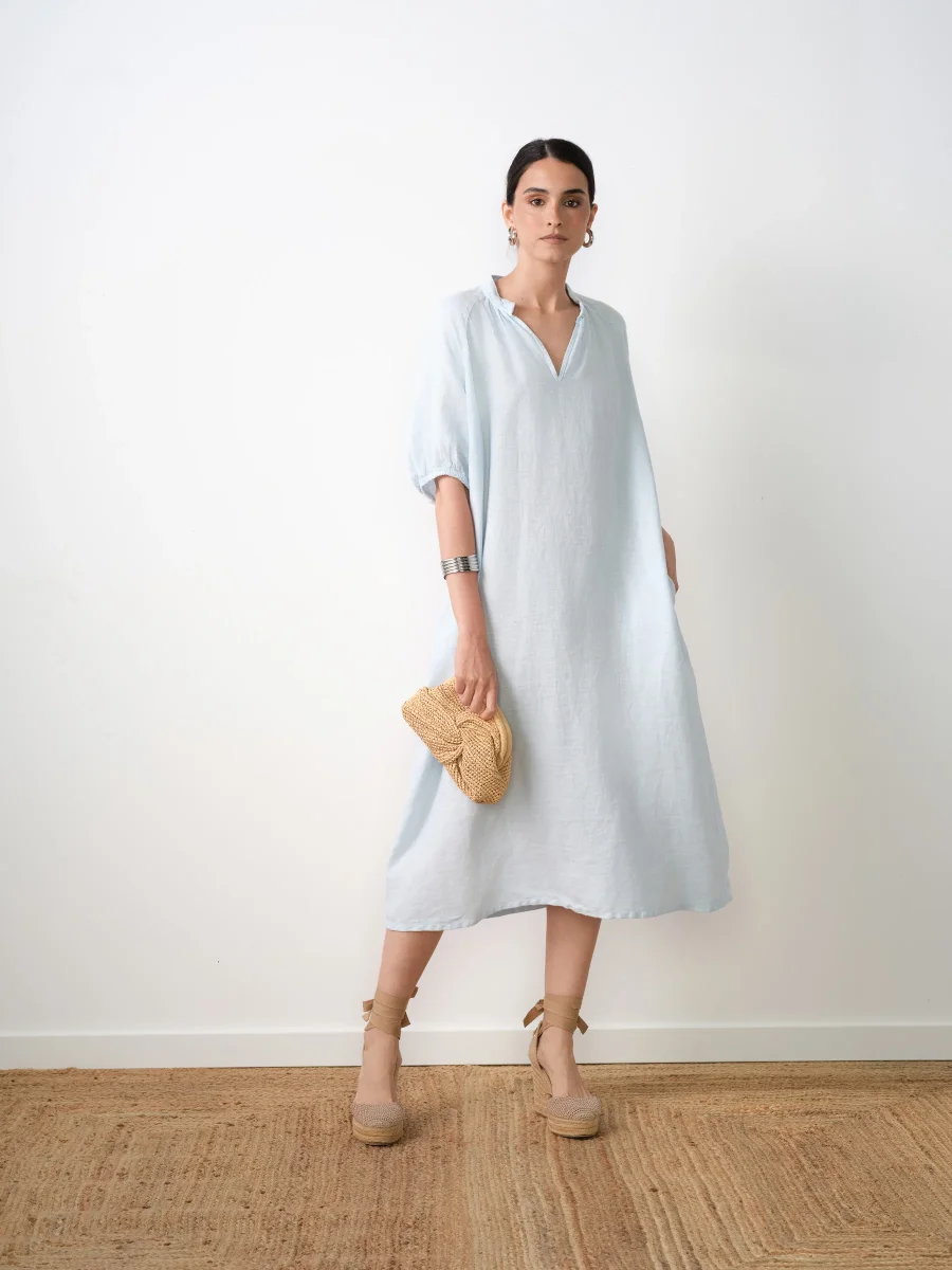 Vestido Midi Linho