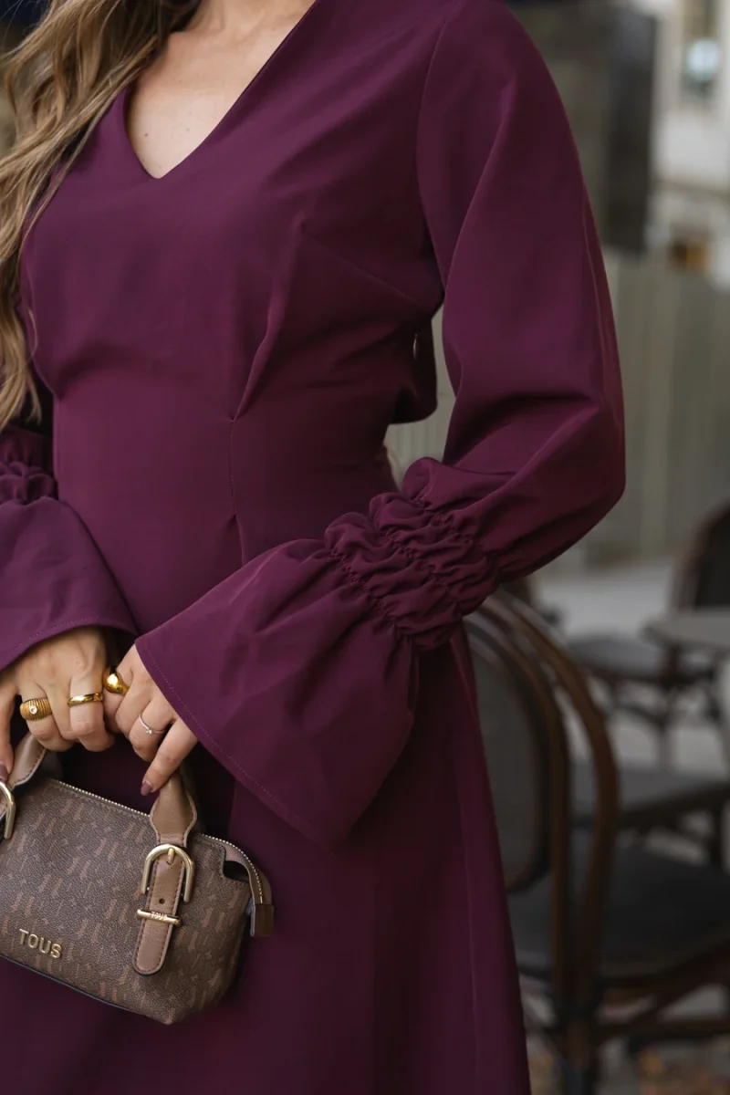 STRONG DRESS BORDEAUX - Image 4